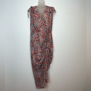 The Impeccable Pig Floral Wrap Dress LG